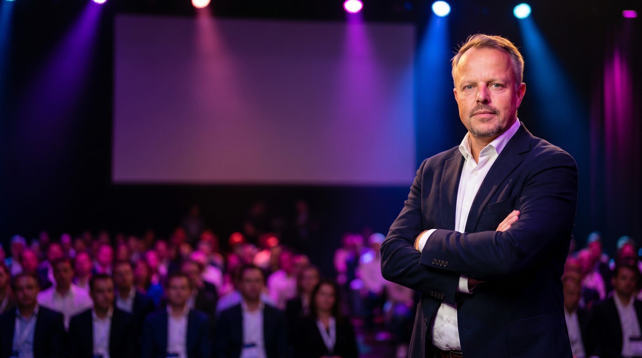 Patrick van der Pijl on stage